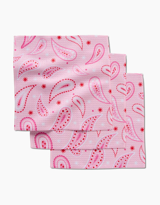 Geometry - Sweet Paisley Dishcloth Set