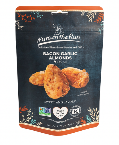 Bacon and Garlic Almonds