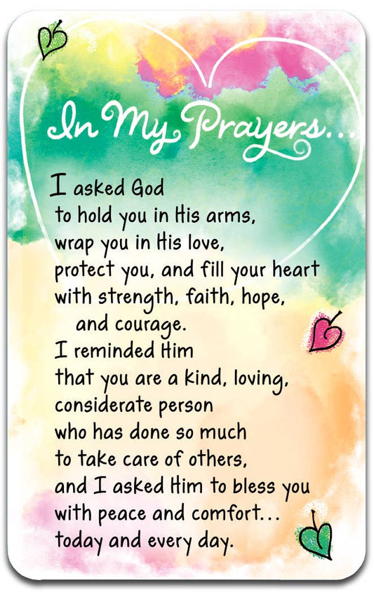 IN MY PRAYERS I ASKED GOD TO