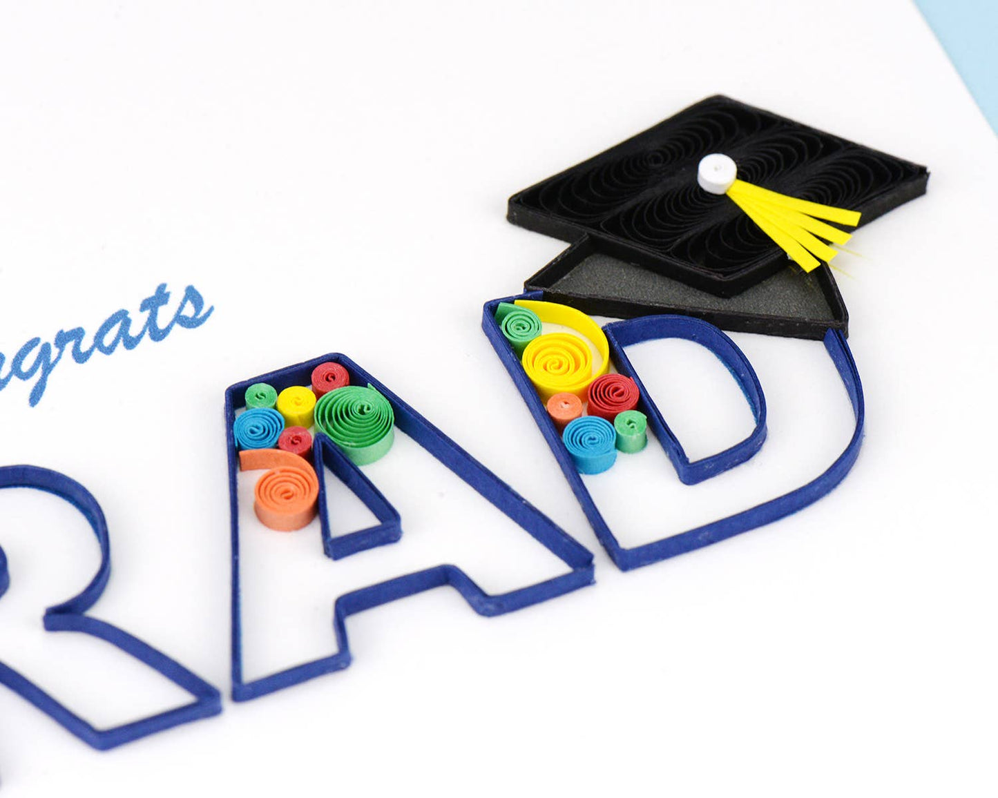 Congrats Grad Swirl Card