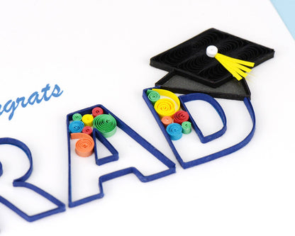 Congrats Grad Swirl Card