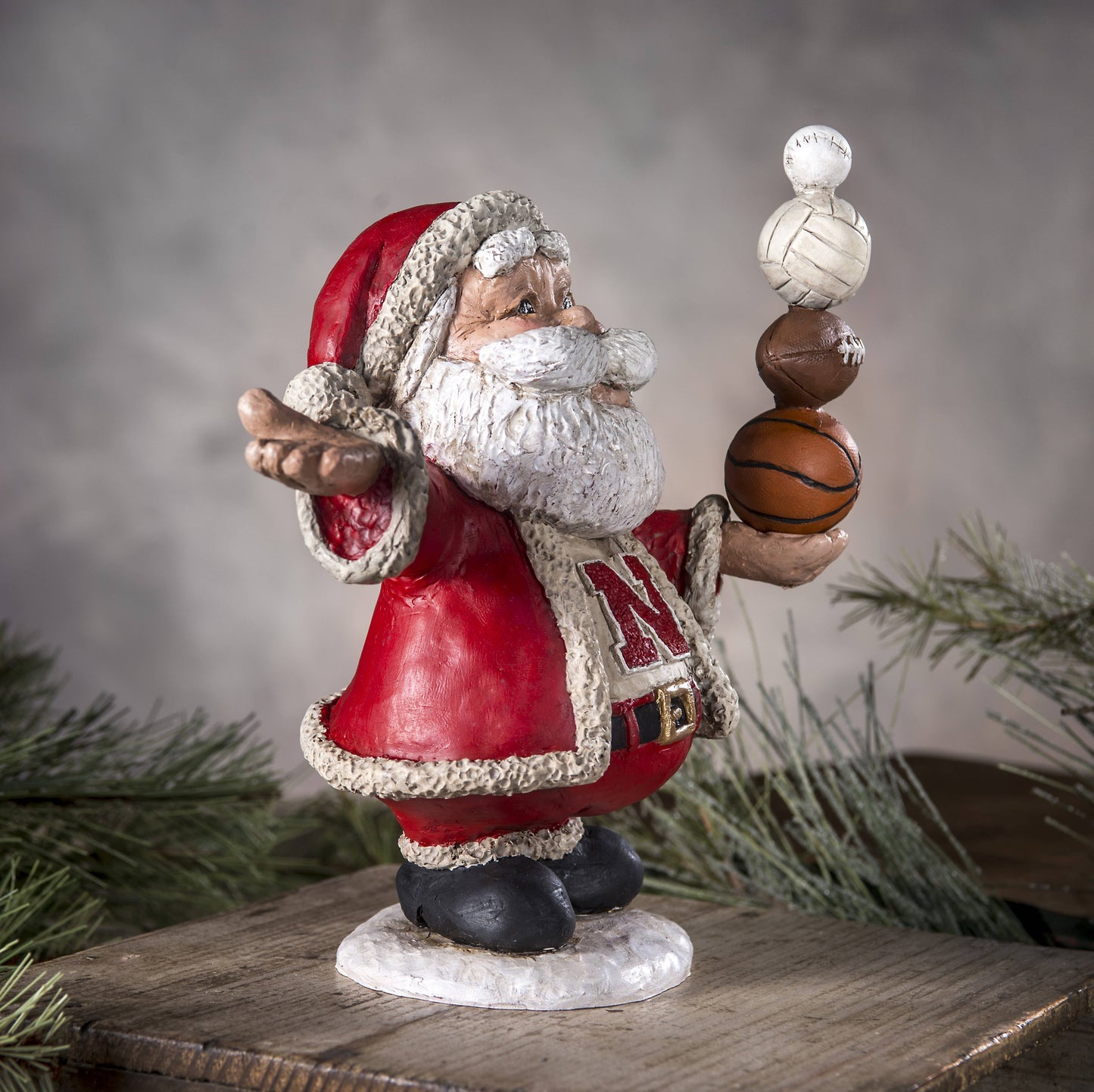 Nebraska Husker Santa