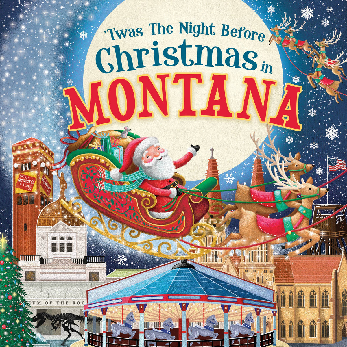 Sourcebooks - 'Twas the Night Before Christmas in Montana (HC)