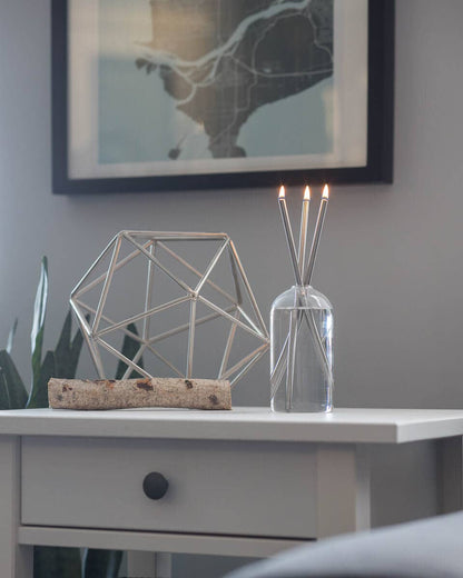 Silver Everlasting Candles – Reusable Steel Oil Candles