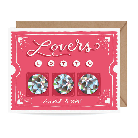 Scratch-off Card - Lovers Lotto - Love/Anniversary
