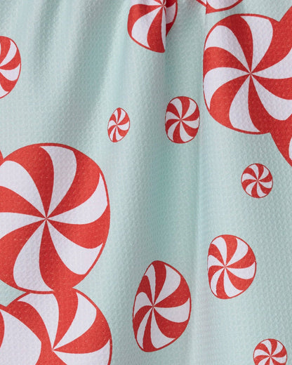 Geometry - Peppermint Swirl Tea Towel
