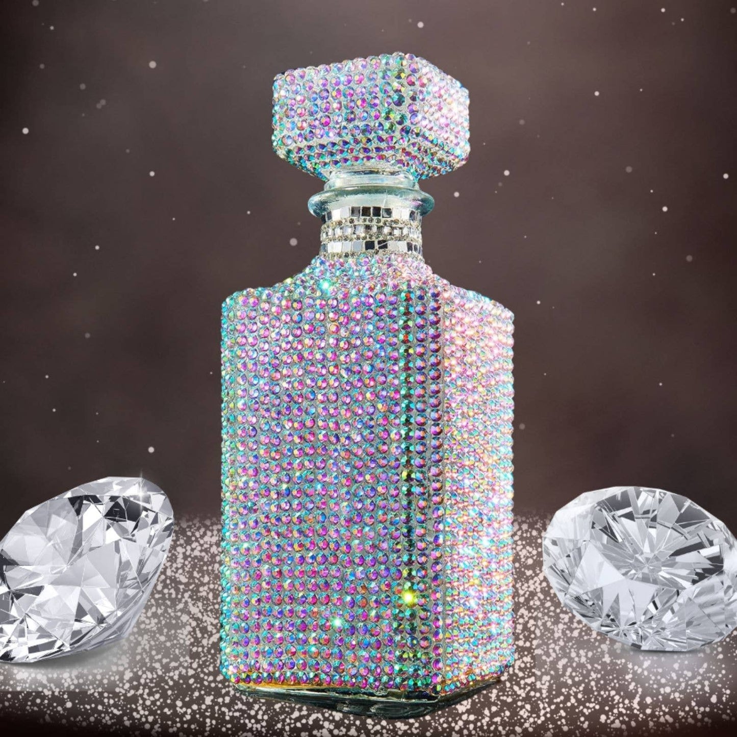 Decantador único con diamantes de imitación y brillantes | Bling 730 mL