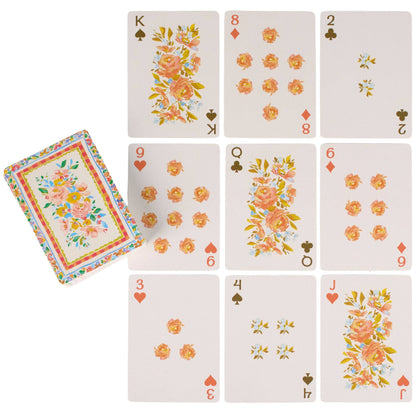French Floral Playing Card Set