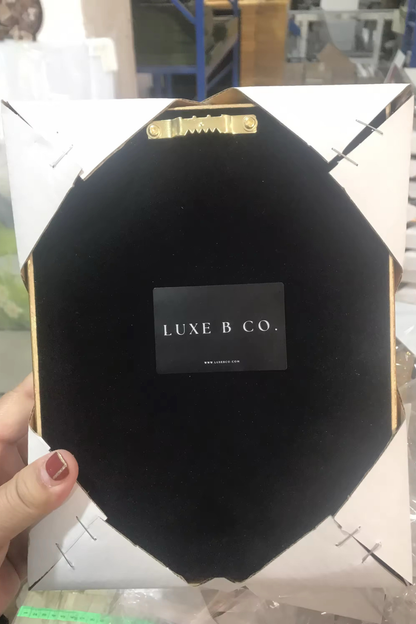 Aceitunas Vintage | Arte enmarcado en latón francés con molde dorado