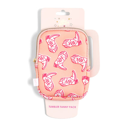 Western Cowgirl Boots Tumbler Fanny Pack