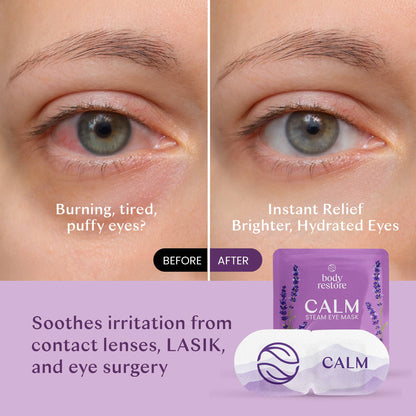 body restore - Lavender Steam Eye Mask (5 pack)