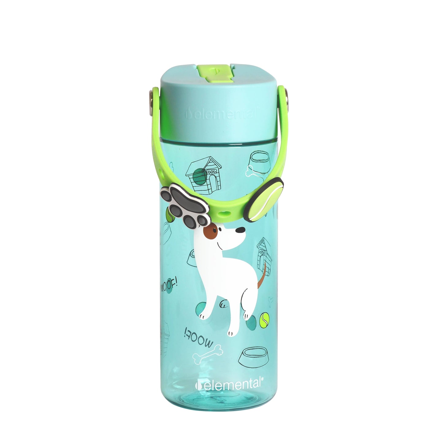 Personalizable Charm Water Bottle 18oz Pup Pal