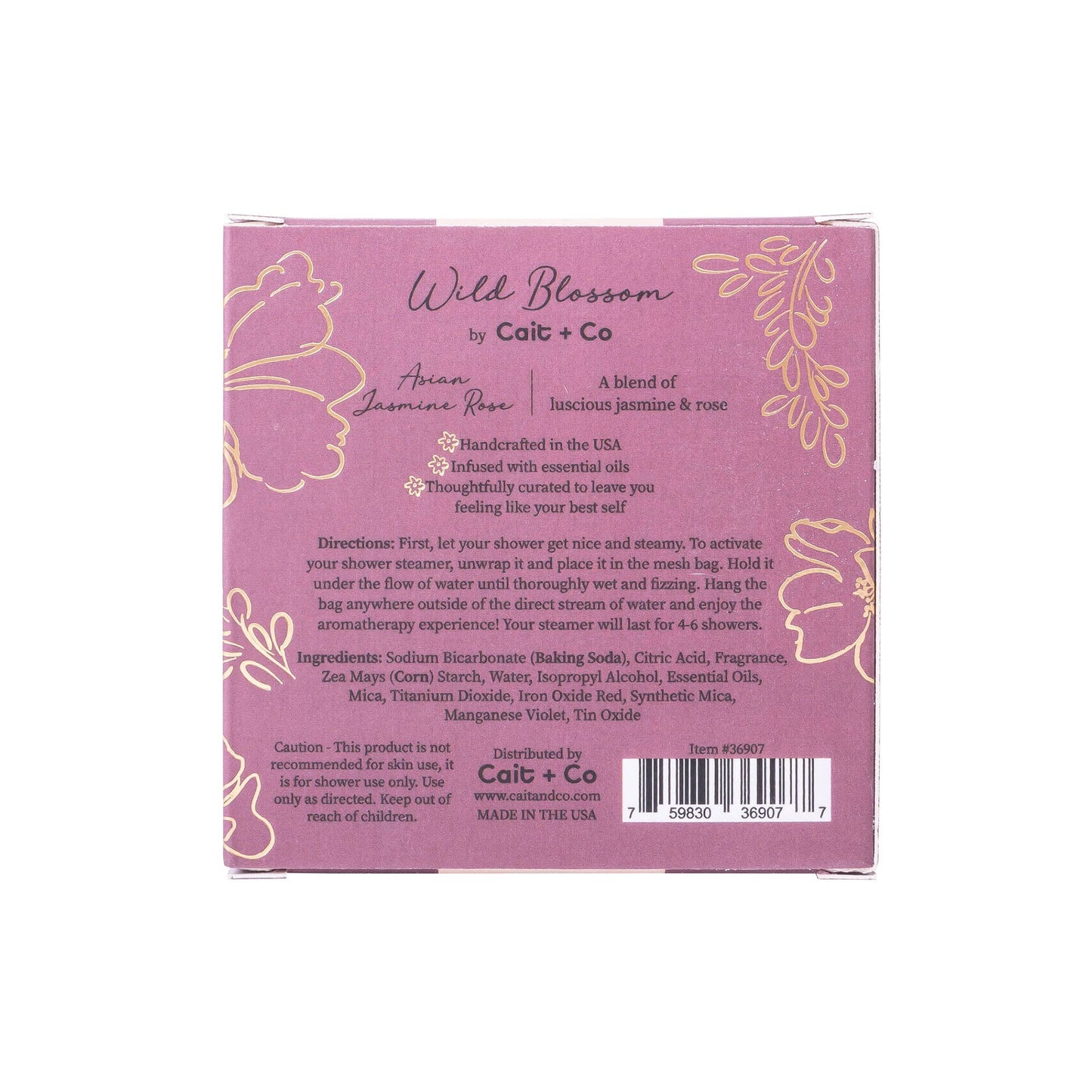 Shower Steamer, Asian Jasmine Rose