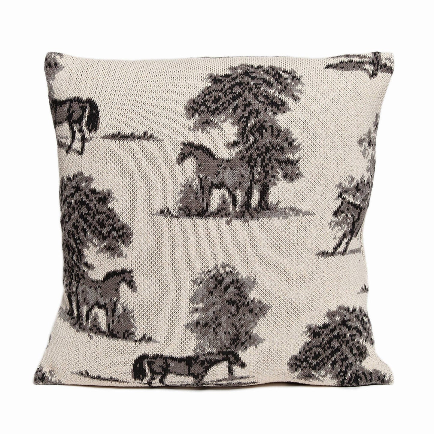 Equestrian Toile Pillow