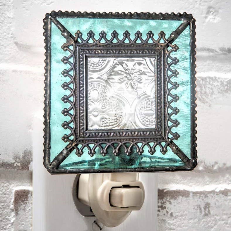 Stained Glass Decorative Night Light - Thumbnail 4