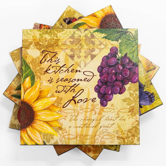 Divinity Boutique - Bella Vita Wooden Coaster