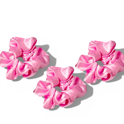 Dabble Doll - Satin Scrunchies Jar - Pink