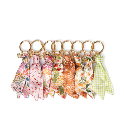 Elyse Breanne Design - Painted Cherries Satin Keychain