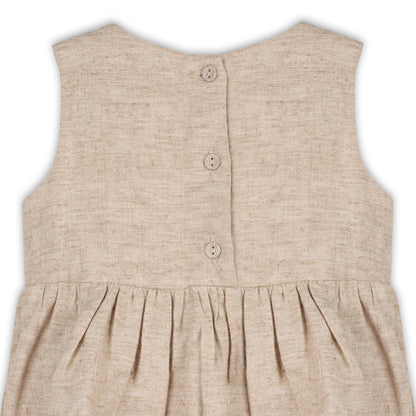 Viverano Organics - Bianca Baby Dress + Bloomer (Linen Blend)