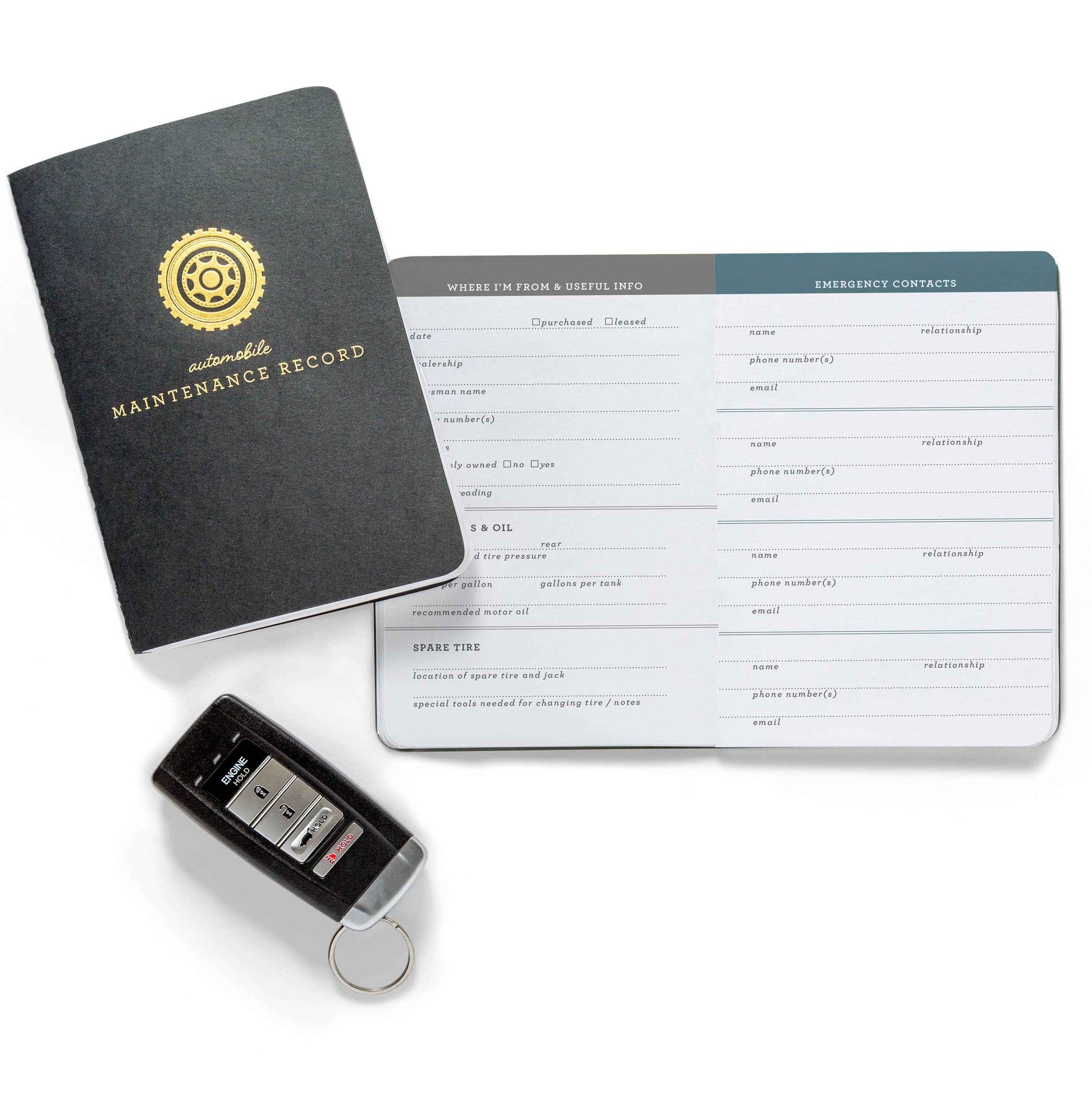 Automobile Maintenance Record Journal