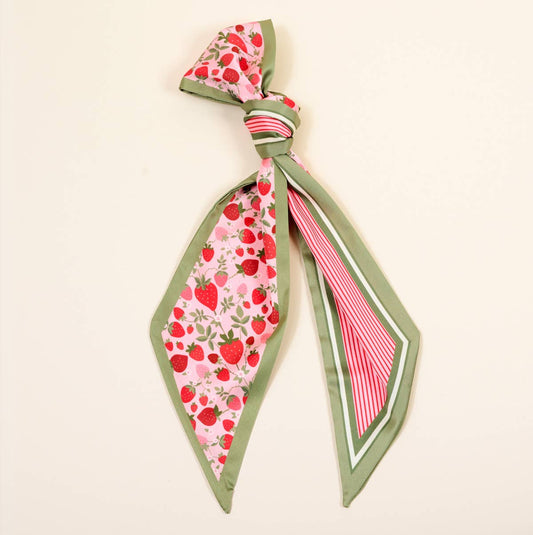 Twirl & Tie Scarf Accessory-Strawberry Fields
