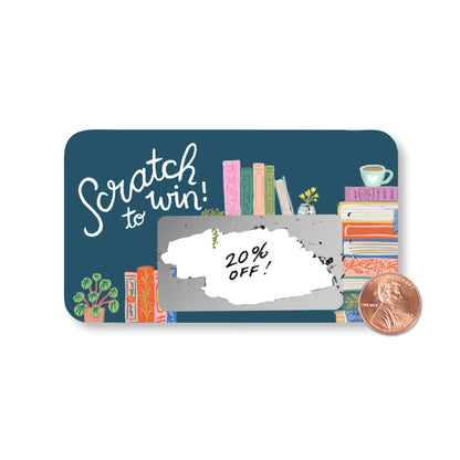 100 Customer Scratch-off Cards - Bookstore