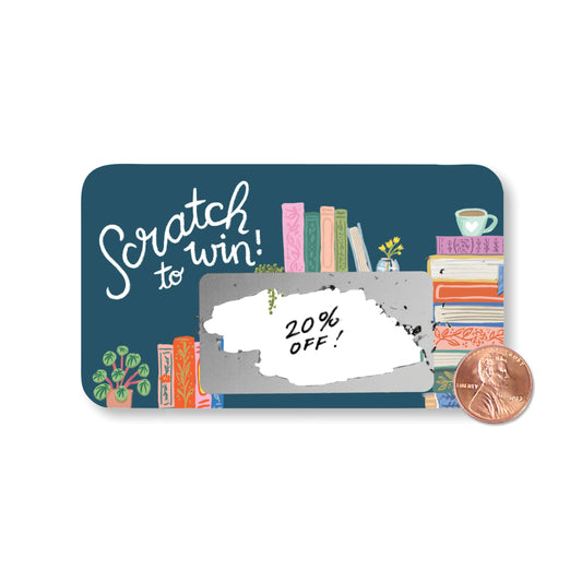 100 Customer Scratch-off Cards - Bookstore