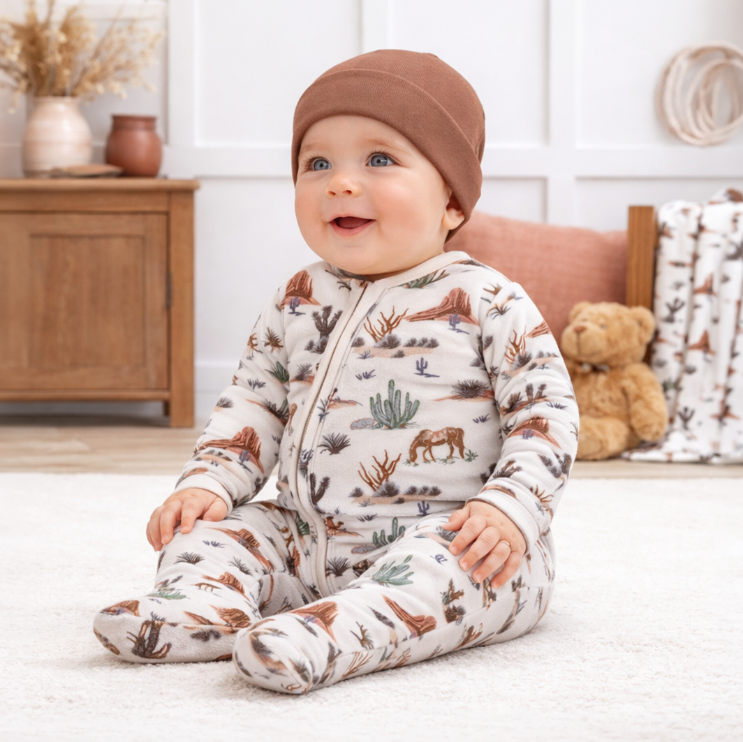 Soft Bamboo Cactus Trails Pajamas