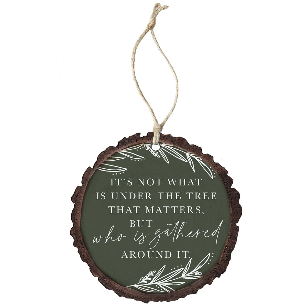 Who Is Gathered Around - Round Ornaments