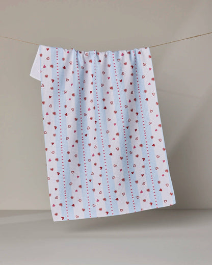 Geometry - Love Stripes Tea Towel