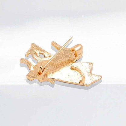 Piano Alloy Brooch PA3336: Black