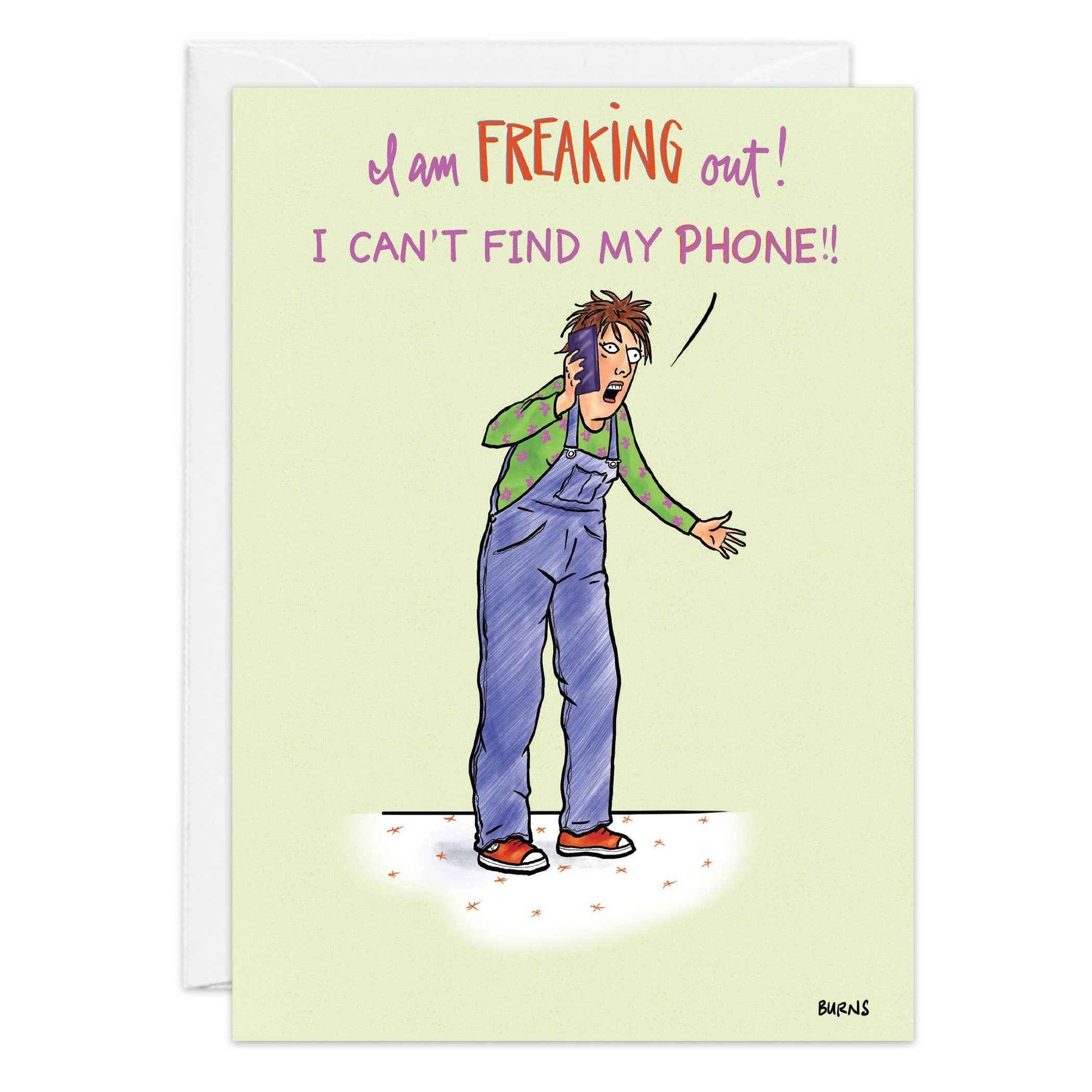 Can't Find My Phone Birthday Card - 9483