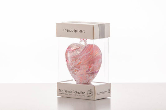 8cm Friendship Heart - Blue & Pink