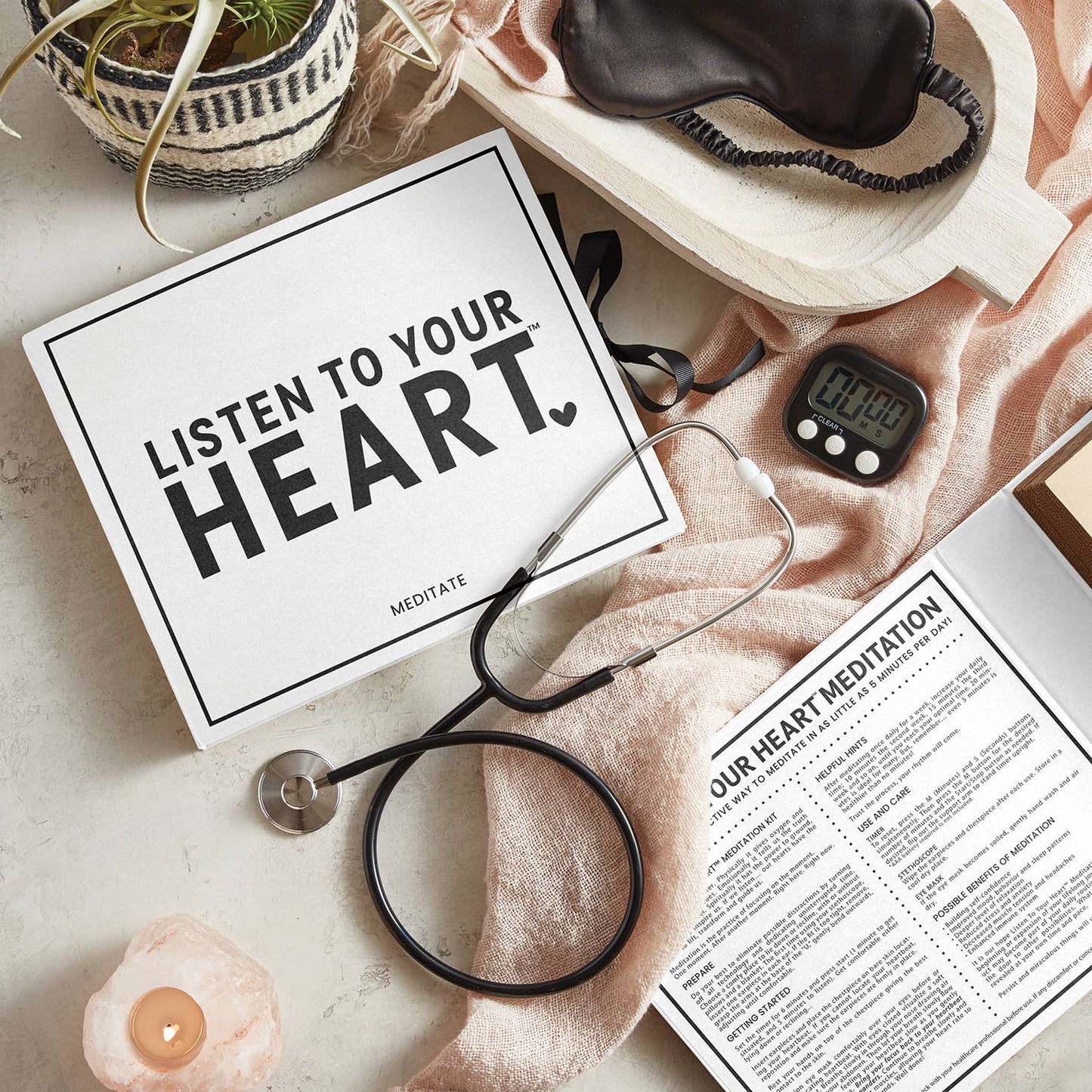 Santa Barbara Design Studio by Creative Brands - Listen To Your Heart Meditation Kit