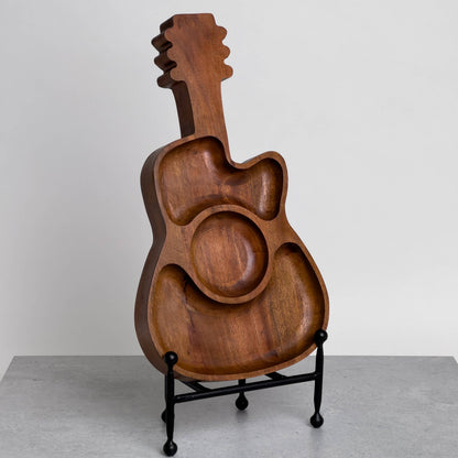 Rustic Guitar Serving Tray