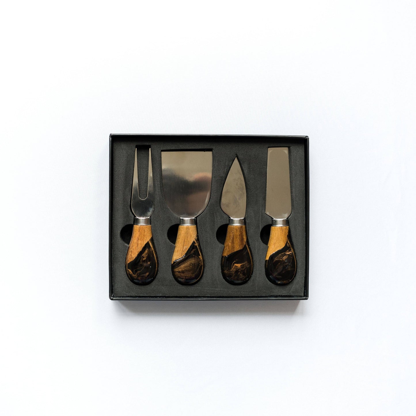 Resin Coated Cheese Knife Set of 4