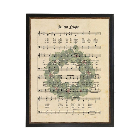 Silent Night With Wreath