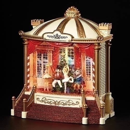 9.25" Nutcracker Stage Snow Globe