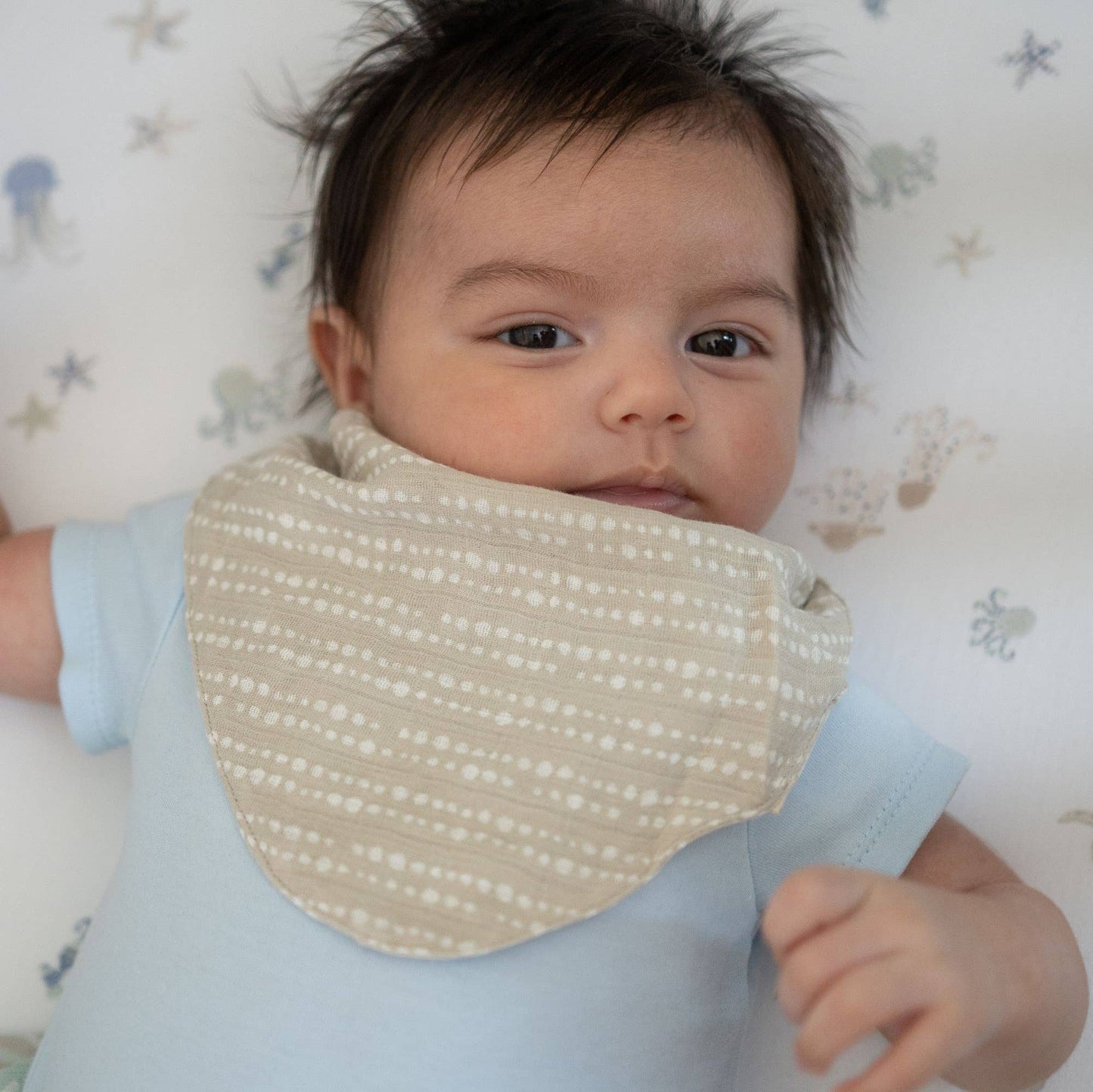 Cove 3-pc. Muslin Bib Set (Sea Life)