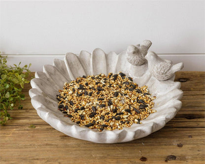 Cement Bird Feeder
