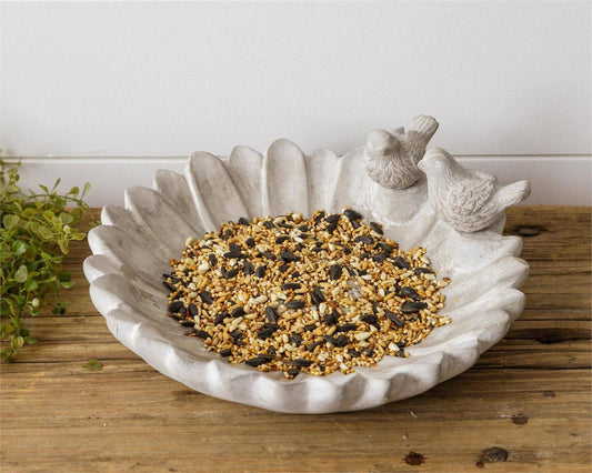 Cement Bird Feeder