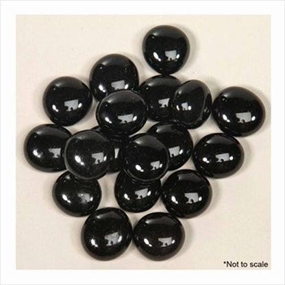 Glass Decor Marbles Black