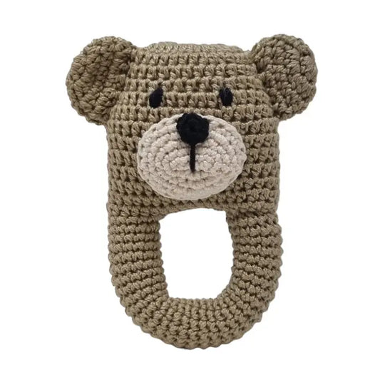 Crochet Bear Baby Toy