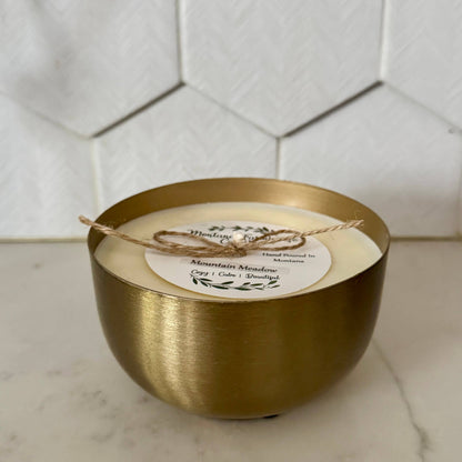 Brushed Gold Bowl - 14 Ounces