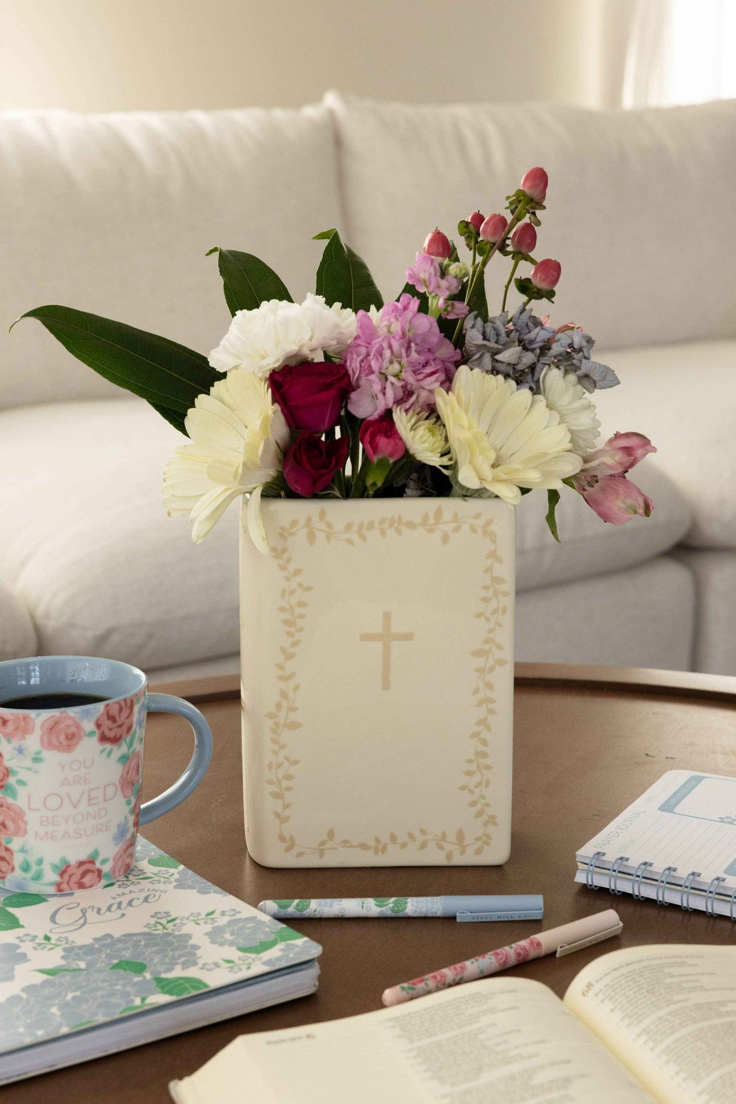 Large Book Vase, The Word