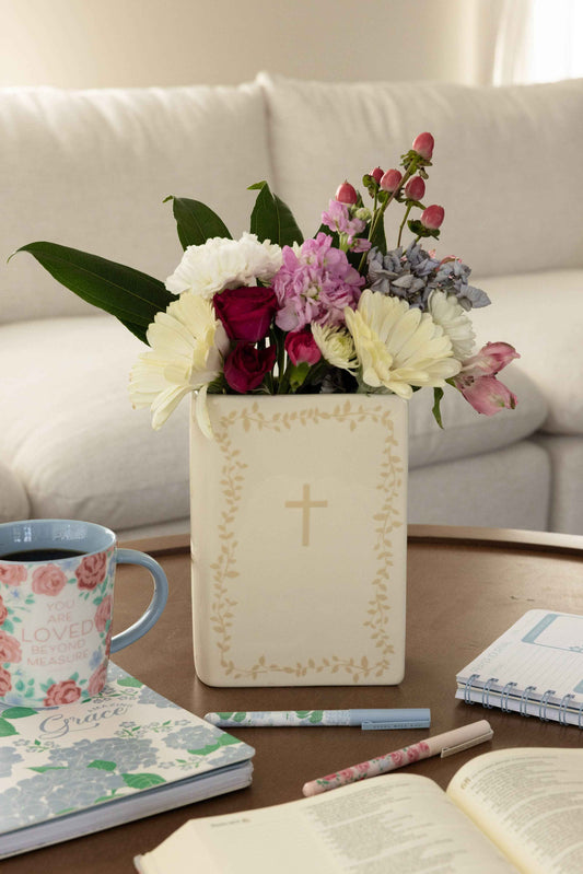 Large Book Vase, The Word
