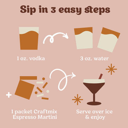Espresso Martini Cocktail / Mocktail Mixer Sold Separately
