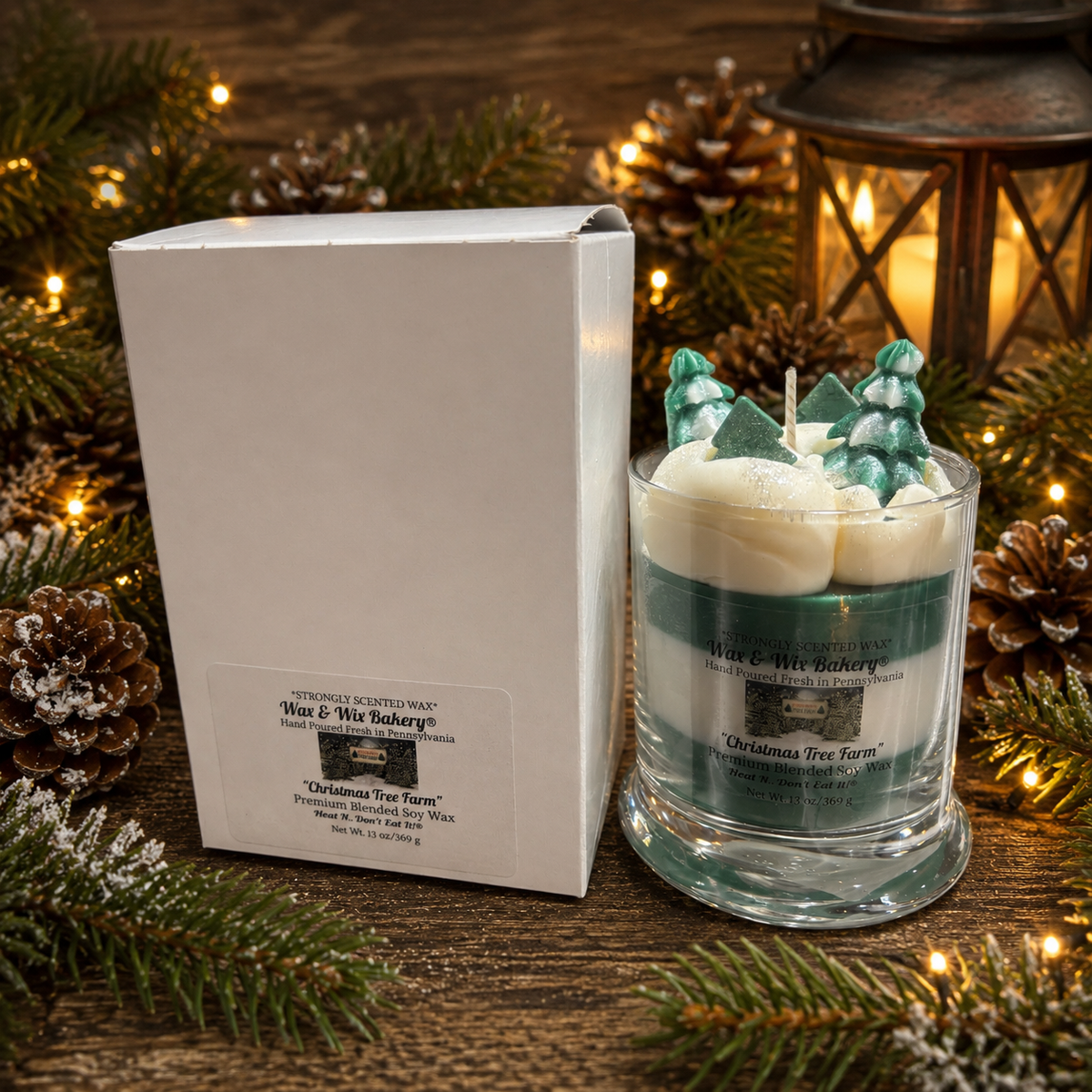 Christmas Tree Candle Large 13oz. Soy Candle