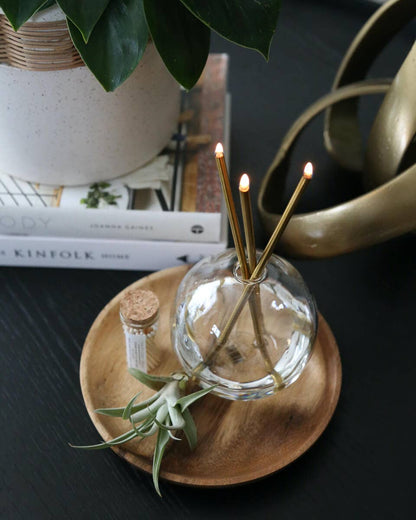 Gold Everlasting Candles – Reusable Steel Oil Candles