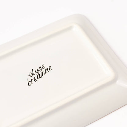 Elyse Breanne Design - Terracotta Flowers Rectangular Trinket Dish | Fall